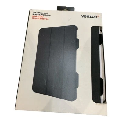 Verizon Folio Case & Tempered Glass Screen Protector for 11" iPad Pro 2020 - Image 1 of 2