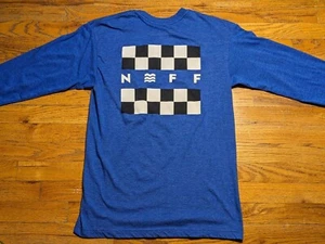 NEFF Long Sleeve Tee Shirt Boys Size Medium Blue - Picture 1 of 8