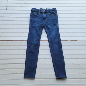 Abercrombie Kids Jeans Stretch Adjustable Waist Boys Super Skinny Denim Sz 11/12 - Picture 1 of 10