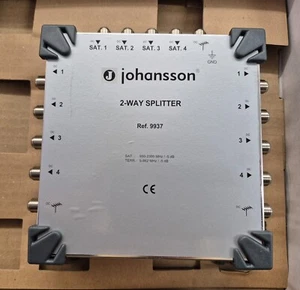 Johansson Splitter 2 Wege 4 x Satellit + 1x Terrestrisch Teilenr 9937 - Bild 1 von 2