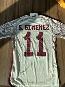 Santi “Bebote” Giménez S Mexico Adidas Utileria Gold Cup Signed - Picture 1 of 3