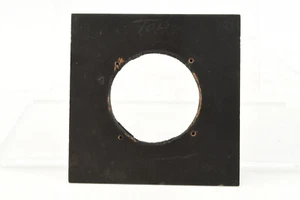 Antique Wooden Lens Board 4'' x 4'' for 54mm Large Format Lens (V4314) - Picture 1 of 8