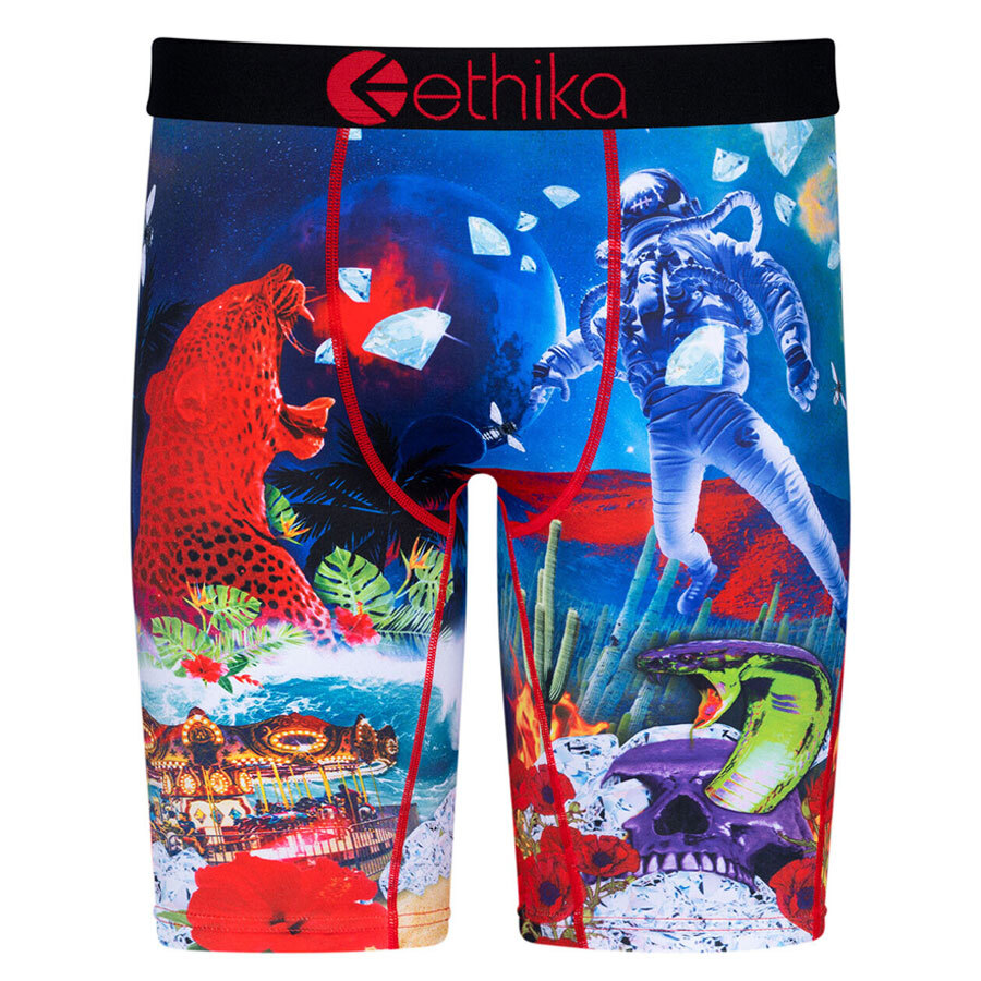 Ethika Herren Boxershorts Größe E - Stern Design Weich Bequem