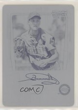 2011 Bowman Chrome Prospects Printing Plate Black 1/1 Adrian Salcedo #BCP58 r7d