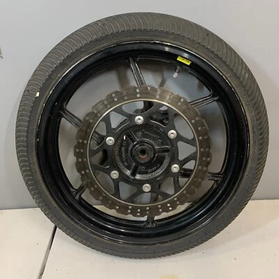 Kawasaki Ninja 250R 2008-2012 rueda delantera con rotor recto 17x2,75 negro Foto 1 de 4