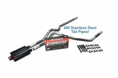 Ford F-150 98-03 2.5" Acero Inoxidable Doble Escape Kit Flowmaster Super 40 Foto 1 de 4