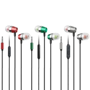 Corded Earbuds In-Ear Earphones Build-in Microphone 3.5mm Ear Buds for Music - Photo 1/11