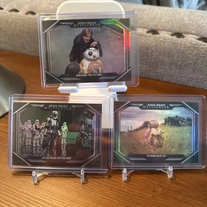 2024 Topps Star Wars Masterwork Behind The Scenes /299 Refractor - 3 Card Set - Picture 1 of 8