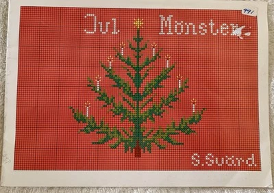 Jul Monster Christmas Cross-Stitch Patterrn Booklet Svard, S. Swedish Vintage - Image 1 of 3