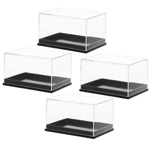 4Pcs Small Display Case Specimen Display Box Mini Cube Box Jewelry Display Box - Picture 1 of 12