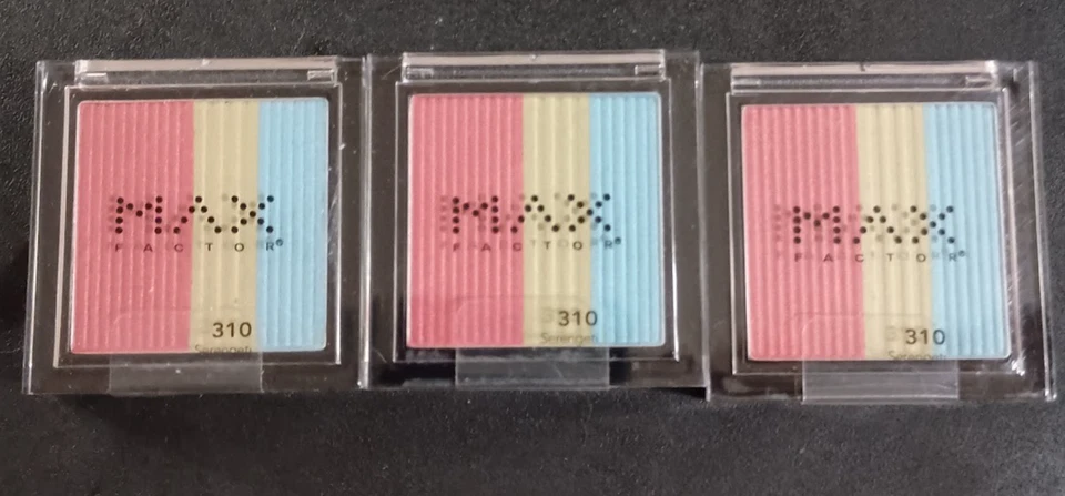 NUEVO Max Factor Sombra de Ojos Trio Compact #310 - Serenggeti Uso Húmedo o Seco Lote de 3 Foto 1 de 1