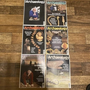 Bundle 6 Editions British Archaeology Magazine 2013 Reference Global Shipping - Bild 1 von 8