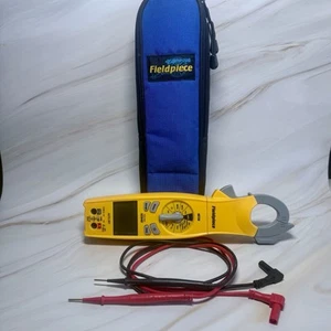 Fieldpiece True RMS SC640 Swivel Head Dual Display Clamp Meter with Leads, Case - Picture 1 of 7