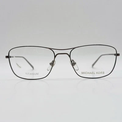 Gafas Michael Kors Unisex Angulares Gris Metálico Titanio Mod. MK 731 Nuevo Foto 1 de 4