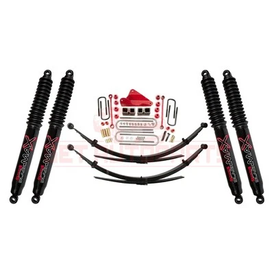 Skyjacker Kit de elevación de suspensión de 4" con amortiguadores para Ford F-350 Super Duty 2000-2003 Foto 1 de 2