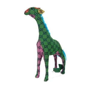 GUCCI 670233 GG Deko Giraffe Tier innen Plüsch Puppe bunt unbenutzt - Bild 1 von 15