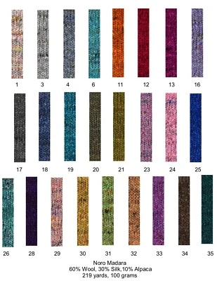 Madara Yarn from Noro: 26 Colors available - Image 1 of 4