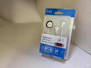 NEW Earbuds Earphones + Volume Remote Control for Sony PSP Slim 3000 or 3001 40P - Picture 1 of 10