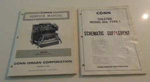 Conn Orgeltheater 652 Stil 1 Typ 1 Service Reparatur Werkstatthandbuch Schaltpläne - Bild 1 von 5