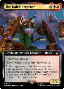 The Dalek Emperor Extended Art Doctor Who Commander NM MTG - Picture 1 of 1