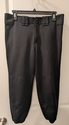 Pantalones de softbol Mizuno Performance para mujer talla mediana elásticos negros acolchados Foto 1 de 4