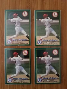 1998 Mark McGwire Little League World Series Four (4) Card Lot - Picture 1 of 2