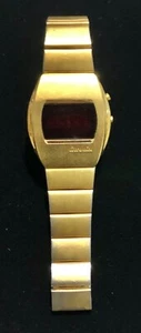 VINTAGE 70ER JAHRE LITRONIX ROTE LED HERREN ARMBANDUHR SAMMLERSTÜCK - Bild 1 von 9