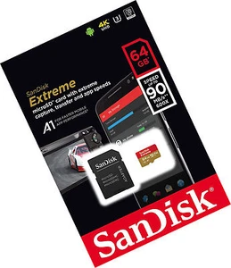 Sandisk 64G Micro Extreme V20 4K ultra HD video SD card for DJI Spark Quadcopter - Picture 1 of 4