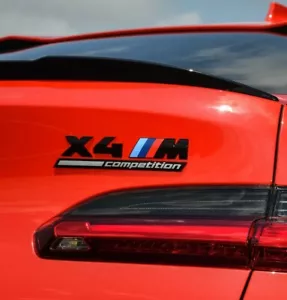 BMW Genuine F98 X4 M Competition Rear Trunk Emblem Lettering Decal Badge NEW - Picture 1 of 1