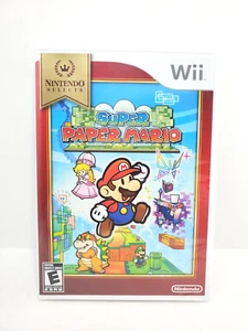 Super Paper Mario Nintendo Selects (Nintendo Wii, 2007) NEW & FACTORY SEALED - Picture 1 of 5