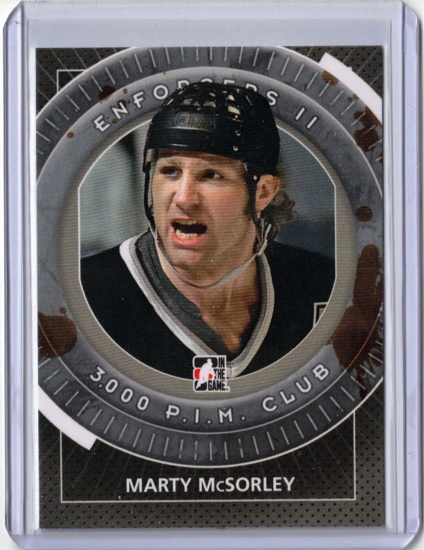 MARTY McSORLEY 13/14 ITG Enforcers 2 II 3000 P.I.M. Club Penalty Minutes #103 🔥 - Image 1 of 1