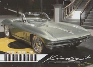 2021 DAVE KINDIG Waxedshine Chevy Corvette SEMA Show Tarjeta promocional - Imagen 1 de 2