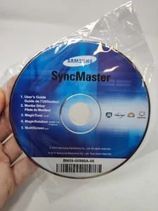 Samsung 2010 SyncMaster CD BN59-00990A-06 User Guide, Driver, MagicTune, Etc NEW - Picture 1 of 4