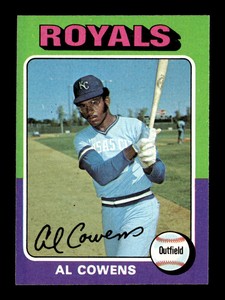 1975 Topps #437 Al Cowens Kansas City Royals Rookie RC EX Baseball Card *F199