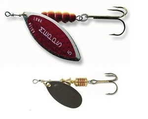 Original MEPPS Aglia Spinner Spiner Longue Redbo Black negro rojo - Imagen 1 de 7