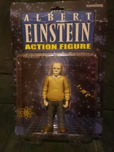 NEW VINTAGE Albert Einstein Action Figure Accoutrements Sealed 2003 Toy # 11071 - Picture 1 of 2