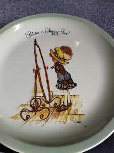 Put on a Happy Face Holly Hobbie Collector Plate, Both For The Price - Picture 1 of 8