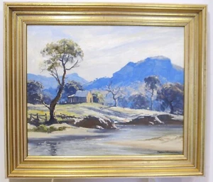 Framed Leon Hanson Landscape Oil Painting “Early Morinng Cool, Capertee Valley” - Picture 1 of 8