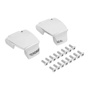 Chrome Trunk Luggage Hinges Fit For Harley 88-13 Touring Road Electra Glide - Picture 1 of 10