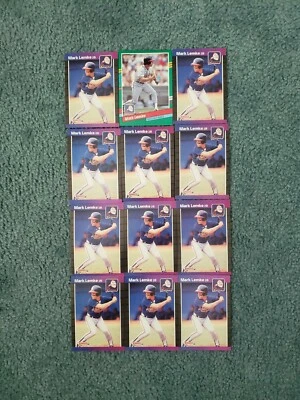 Mark Lemke Baseball Card Mixed Lot of approx 128 cards - Image 1 of 4