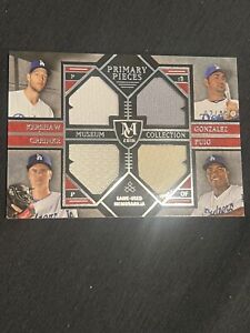 2016 Topps Museum Collection - Four-Player Primary Pieces Quad Relics Dodgers
