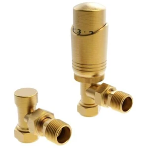 Kartell BR-TRV301A Design Doppelpack TRV gebürstetes Messing abgewinkelt - Bild 1 von 4