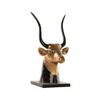 Head Of A Cow Hathor Statue The Goddess Hathor Statue Gold And Black