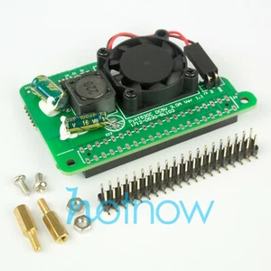5V 3A PoE HAT for Raspberry Pi 4B 3B+ 3B Plus 802.3at PoE+ with Cooling fan - Picture 1 of 9
