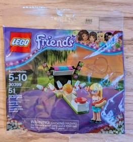 LEGO #30399 Bowling Alley Brand NEW Polybag-Stephanie W/Hot Dog AUTHENTIC! 
