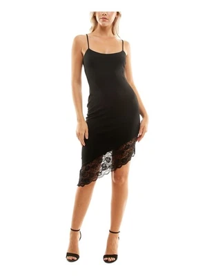 CONNECTED APPAREL Womens Black Unlined Adjustable Dress 34 - Image 1 of 4