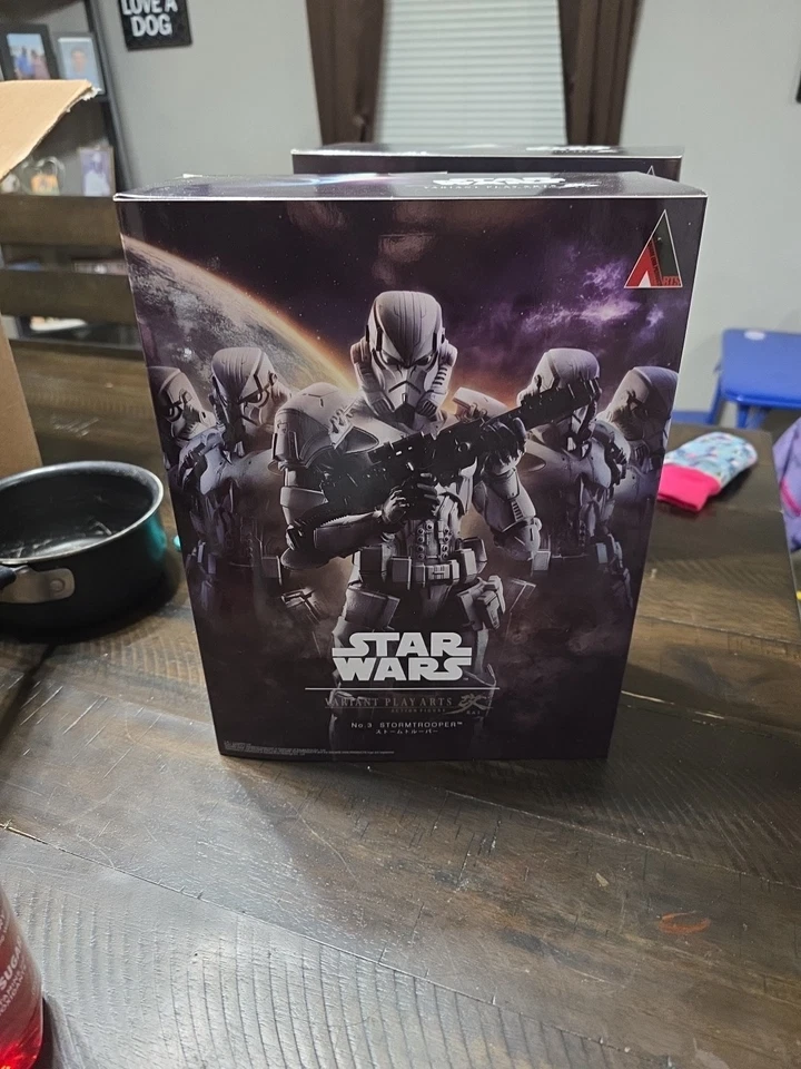 Boneco de ação PLAY ARTS KAI STAR WARS NO 3 STORMTROOPER 8" AUTÊNTICO NOVO *EUA* - Imagem 1 de 4