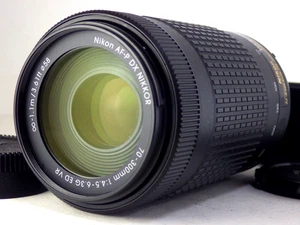 Nikon AF-P Nikkor 70-300mm f4.5-6.3G Lens DX ED VR SLR Classic Camera from Japan - Picture 1 of 12