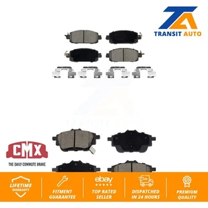 Front Rear Ceramic Brake Pads Kit For 2020-2023 Nissan Sentra Disc rear brakes - Picture 1 of 9