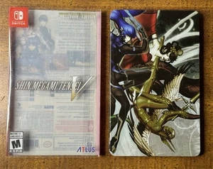 Shin Megami Tensei V5 Steelbook Edition Nintendo Switch Completo Probado - Imagen 1 de 6